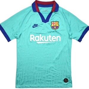 Authentic Nike 2019-2020 F.C Barcelona Soccer Jersey SizeYouth S #AT2632-310